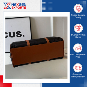 มีจำหน่ายในราคาขายส่ง คุณภาพเยี่ยม กระเป๋าเดินทางแฟชั่นกันน้ำ หนัง PU ขนาดใหญ่ ปิดด้วยซิป สไตล์อินเดีย - Product Image 3