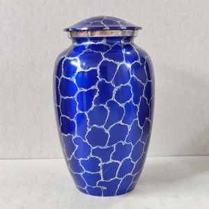 Urna de Cremación de Alta Calidad, Resistente y Duradera, para Guardar Cenizas por Mucho Tiempo, Color Azul, Personalizable, para Cenizas de Adultos o Mascotas - Product Image 1