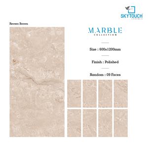 Carrelage de sol en grès cérame numérique 600x1200 mm, carrelage de sol en porcelaine brun luxueux de haute qualité, carrelage de sol de la meilleure qualité en Inde - Product Image 3