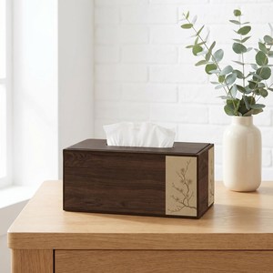 Boîte à mouchoirs en bois durable pour hôtels et restaurants - Product Image 1