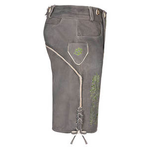 Nuevos Pantalones Cortos de Lona y Cuero Alemanes para Hombre, Estilo Urbano Informal Bávaro Personalizado - Product Image 4