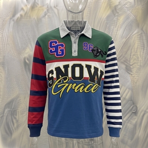 เสื้อโปโลแขนยาว Snowgrace ปกคอปก ปักโลโก้ ทรงปกติ สำหรับผู้ชายทุกวัย ทุกฤดู ผ้าโพลีเอสเตอร์เจอร์ซีย์ - Product Image 5