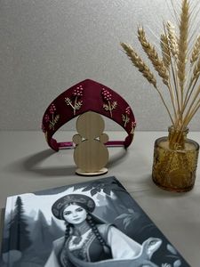 Diadema Ancha Artesanal con Patrón Animal y Bordado de Cuentas Negras, Accesorio de Moda para Mujer, Precio Bajo - Product Image 6