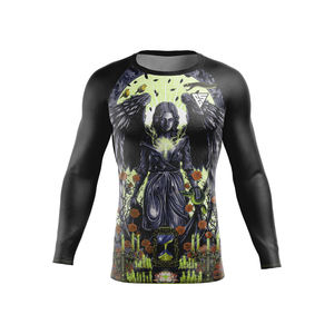 Camisetas de Compresión de Spandex con Logotipo Personalizado, Sublimadas, para Surf, Buceo, Rashguard, Uniformes de BJJ, Unisex, Rash Guard Romano para MMA - Product Image 3