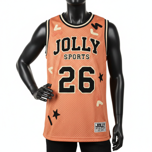 Maillot de basket-ball pour homme en mesh à séchage rapide GSM, coupe athlétique, impression de logo personnalisée, t-shirt 100% coton pour homme, coupe ample, imprimé - Product Image 6