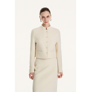 Manteau en laine de haute qualité pour femmes, manteau artisanal en cachemire JASMINE, tissage double face, poids moyen, vestes et manteaux pour femmes - Product Image 4