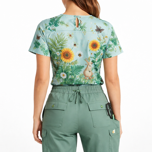 Uniformes Médicos Personalizados al por Mayor, 100% Algodón, Transpirables, Antiarrugas, de Secado Rápido, Fabricante OEM, Suministro Directo de Fábrica - Product Image 2