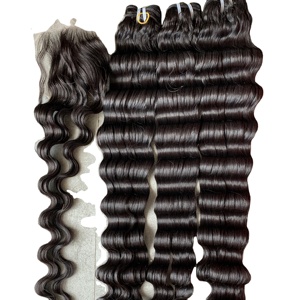 Cheveux Humains Vierges Remy Vietnamiens Ondulés Naturels et Ondulations Profondes Souples - Vente en Gros - Product Image 4