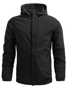 Chaqueta Táctica Softshell para Hombre Overwatch, con Capucha, Cortavientos, Cierre de Cremallera, Cuello Alto, Estilo Urbano, Servicio OEM, Venta al Por Mayor - Product Image 2