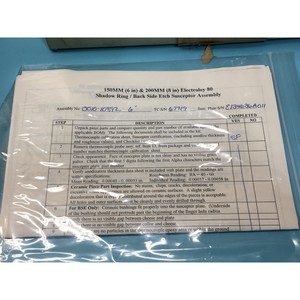 AMAT 0010-10892 E-80 Susceptor Assy, 150mm, MCVD - Équipement et pièces semi-conductrices de renommée mondiale chez Trusted Global - Product Image 4