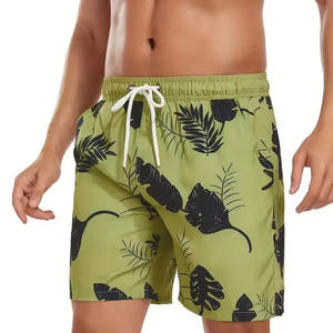 Traje de Baño Ligero de Secado Rápido para Verano con Cintura Ajustable, Shorts de Playa Casuales para Hombre - Product Image 1