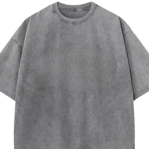 Camiseta Esencial Gris Carbón 2026, Algodón Grueso de Primera Calidad, Camiseta Gris de Manga Corta al por Mayor, 100% Algodón Transpirable - Product Image 1