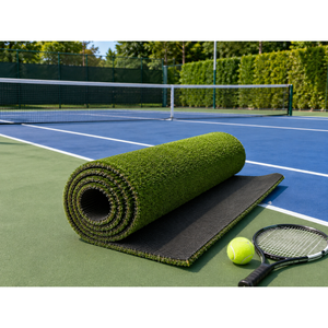 Drainage holes Court yard FresGard 40mm 3.3ft X 20ft Garden Outdoor Rug 1.65" Artificial Turf Grass for Indoor and Outdoor Decor - Product Image 5
