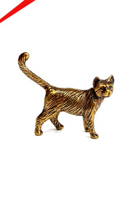 Objet décoratif artisanal en métal avec nœud de corde, élégant pour table, décoration d'intérieur, pièce unique, forme irrégulière, thème artistique - Product Image 4