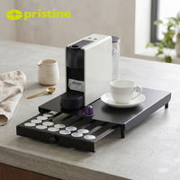 Minimalistisches Metall-Kaffeepads-Aufbewahrungsregal mit Schiebeschublade für die Küche, stehend, einstöckiges Design, Aufbewahrung für Zuhause