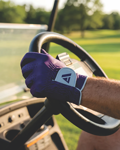 Guante de Golf para Mano Izquierda ADIHA IMPEX AI-269, Color Morado, Antideslizante, Diseño con Logotipo Personalizado, Cuero Cabretta, para Hombre y Niños - Product Image 2