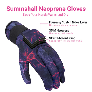 Gants de plongée au design tendance, style personnalisé, en néoprène, de qualité supérieure, pour le surf, la natation et l'utilisation manuelle - Product Image 3