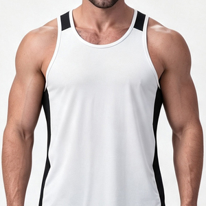 Camiseta sin mangas 100% algodón para hombre, informal, deportiva, cómoda y ligera, para verano. - Product Image 4