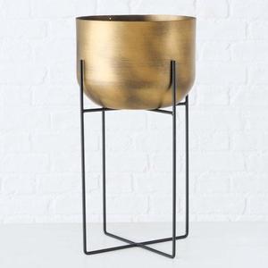 Macetero minimalista de metal con asas de cuerda, macetero verde para interiores, para decoración del hogar, tipo suelo, antideslizante. - Product Image 5