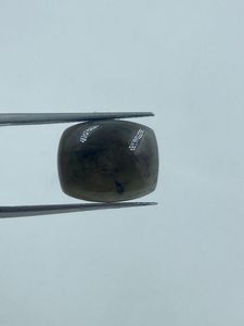 Opale noire chauffée de qualité supérieure, opale naturelle taille coussin, pierre brute 4,00 carats 12,40x15,20 MM pour la fabrication de bijoux - Product Image 5