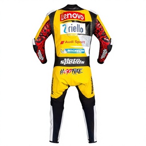 ชุดแข่งรถมอเตอร์ไซค์ Francesco Bagnaia MotoCP หนังวัว/หนังจิงโจ้ สำหรับขับขี่/แข่งรถ ยี่ห้อ Rucati ระดับ CE Level 2 - Product Image 2