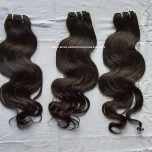 WHOLE HAIR VENDOR TOP QUALITY INDIAN HUMAN HAIR EXTENSIONS AT FACTORY PRICES BY GJAYS MODE EXPORTER OF HAIR EXTENSION
