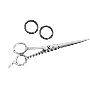 Ciseaux de barbier professionnels les plus vendus, pour droitiers, manche long, acier inoxydable - Product Image 5