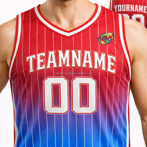 Uniforme de basketball pour homme de haute qualité 100% polyester avec couleur personnalisée, respirant et disponible en grandes tailles, avec expédition et livraison - Product Image 4