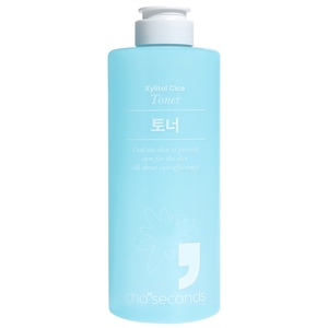 CHO SECONDS 500ml Tónico de piel coreano Tónico facial con Cica para piel seca - Product Image 1