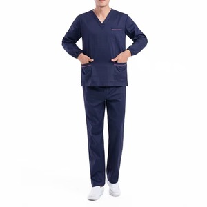 Wholesale Customized Medical Scrub <b>Set</b> Full sleeves Nursing Scrubs <b>Doctor</b> Nurse Uniform - Product Image 4