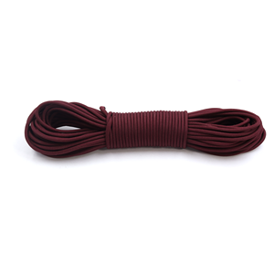 Burgundy 4mm Paracord Rope 550 Type Nylon Utility <b>Cord</b> for Camping, Survival, Craft and DIY Use - Product Image 2