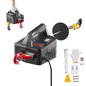 Argano Elettrico Portatile da 1100 Libbre (5000 kg) con Motore da 1500W, Altezza di Sollevamento 7,6 m (25 ft), Velocità 16,4 ft/min, Funzione Manuale 2:1 e Capacità di Carico di 12000 libbre (5500 kg) - Product Image 1