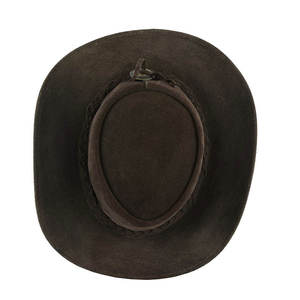 Sombrero de Vaquero Occidental Casual de Invierno para Hombre, Diseño Impermeable para Montar a Caballo, 100% Otro Material, Rayado - Product Image 5
