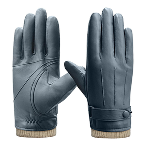 Gants d'hiver matelassés personnalisés à doigts entiers avec poignets en tricot doux, style décontracté et chaud pour un usage quotidien en extérieur - Product Image 4