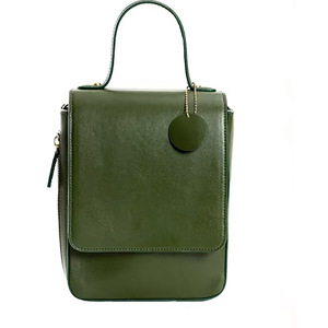 Bolso Bandolera Clásico de Cuero Genuino Marrón con Cierre de Hebilla para Mujer, Uso Diario - Product Image 6