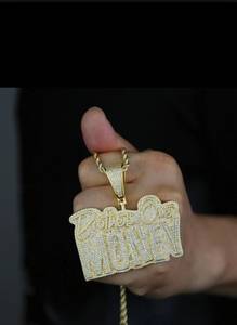 Cadena Miami Cuban Link Iced Out con Diamantes de Moissanita 5AAA CZ, Estilo Hip Hop Pesado, Chapado en Oro de 14k sobre Plata, Corte Brillante Redondo VS1 - Product Image 6