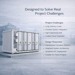 20ft 5MWh LiFePO4 Containerized Commercial Energy Storage <b>System</b> Hybrid Grid Liquid Cooling IP55 FM200 - Product Image 3
