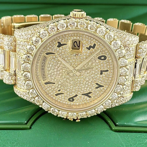 Reloj de Moissanita de Lujo de Alta Calidad, Reloj Personalizado con Incrustaciones de Diamantes para Regalo, Venta al por Mayor de Fábrica, Relojes Mecánicos con Incrustaciones de Diamantes Estilo Hip Hop - Product Image 1