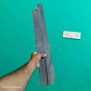 Handmade <b>Wood</b> Flat <b>Strip</b> Rectangle Natural Rustic Craft Material for Home Decoration - Product Image 2