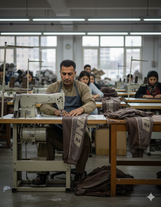 Nouvel ensemble de survêtement tendance 2026 de haute qualité, personnalisé et réfléchissant pour hommes, coupe-vent, service OEM - Product Image 2