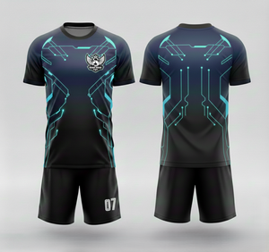 Conjunto de Uniforme de Fútbol Sublimado con Logotipo Personalizado, Uniformes de Entrenamiento de Secado Rápido, Equipación de Club, Estilo Retro, Corte 100% Automatizado - Product Image 6