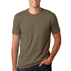T-shirt décontracté pour homme, coupe ajustée, col en V, infroissable, en flanelle, avec boutons en corne, coupe longue, imprimé non tissé, manches courtes, pour fitness et gym - Product Image 3