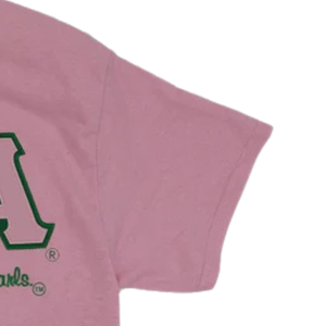 Pretty Girls Wear - Camiseta con cuello redondo y veinte perlas para mujer, estilo casual griego, colores verde y rosa - Product Image 2