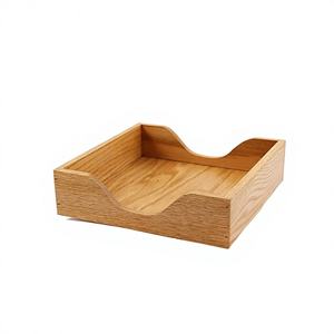 Increíble Diseño Único, Forma Personalizada, el Mejor Servilletero de Madera de Bambú Ecológico, Servilletero Hecho a Mano, Estilo Americano - Product Image 3