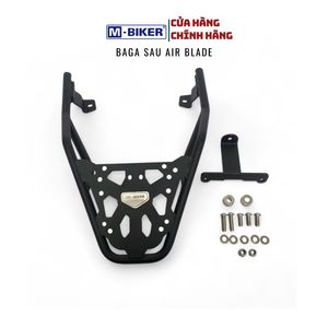 แร็คท้ายรถมอเตอร์ไซค์เหล็กเคลือบผง M-Biker สำหรับรถมอเตอร์ไซค์ Air Blade - Product Image 1