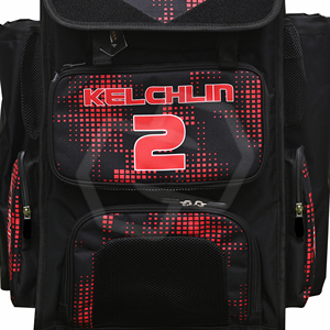 Mochila Deportiva de Béisbol Personalizada en Negro y Rojo con Bolsillos para Bate, Gran Capacidad, Ecológica, Casual para Hombre - Product Image 6