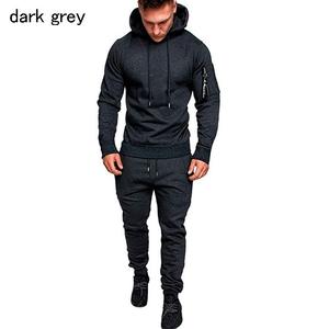 Men Hooded <b>Tracksuit</b> <b>Camouflage</b> Print Full Sleeve Regular Fit Casual Sportswear Set With Side Pockets Elastic Waist - Product Image 5