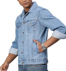 Chaqueta vaquera lavada de invierno de alta calidad para hombre, ropa informal de manga larga con piel de oveja personalizable al por mayor - Product Image 1