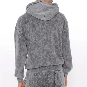 Men <b>Tie</b> <b>Dye</b> Hooded Sweatshirt Tracksuit <b>Set</b> Full Length Loose Fit Cotton Autumn Casual Wear With Side Pockets Elastic Waist - Product Image 6