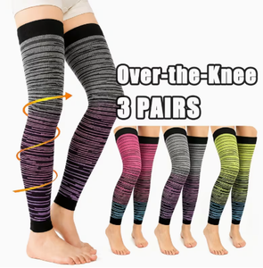 HAWK SPORTS INDUSTRIES Chauffe-jambes en mélange de Spandex, antidérapant, respirant, à enfiler, unisexe, toutes saisons, soutien pour les gonflements et les entorses - Product Image 2